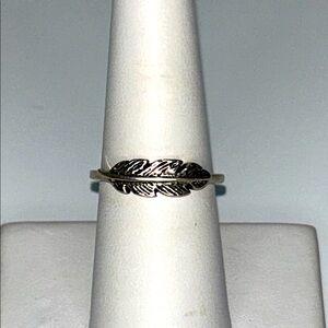 NWOT Designer Studio Barse Sterling Silver Feather Ring